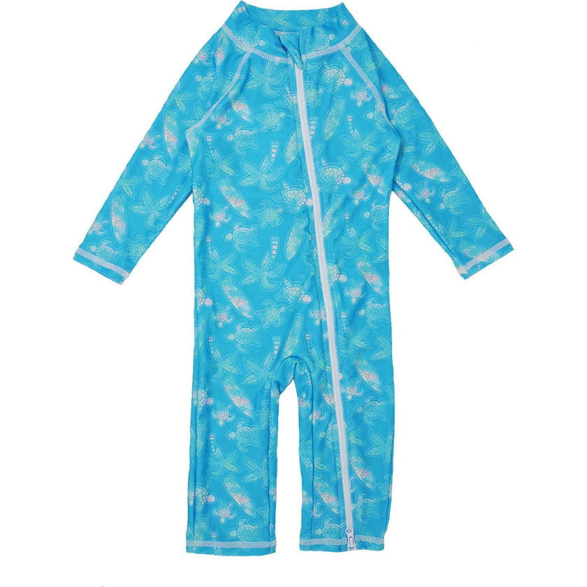 UPF 50+ Long Surf Swimsuit - Two Way Zipper