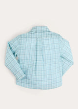 George Check Long Sleeve Shirt in Blue (12mths- 10yrs)