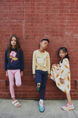 Recycled Cotton Flower Kid Sweatshirt