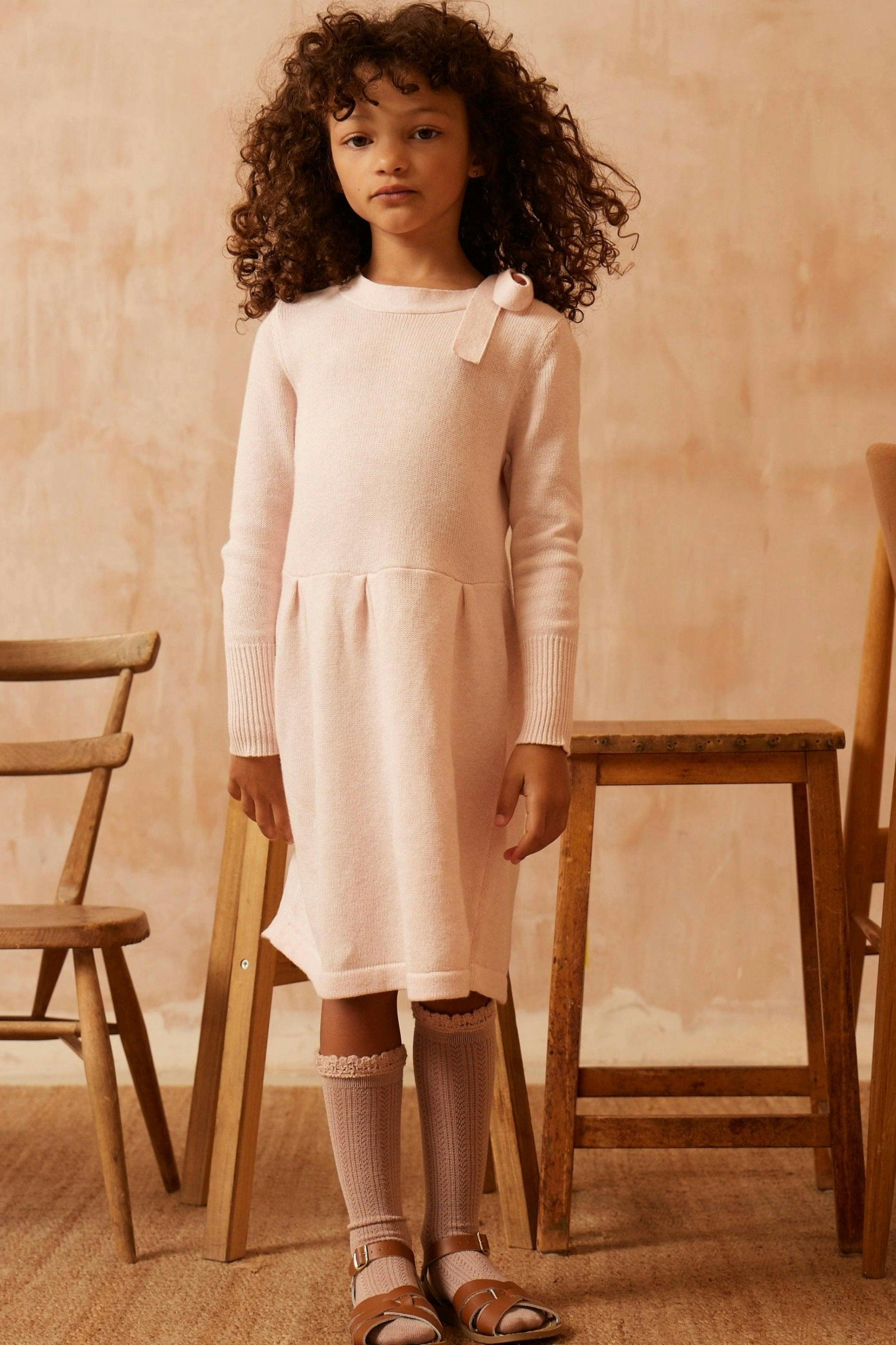 Bow Tie Dress | Blush