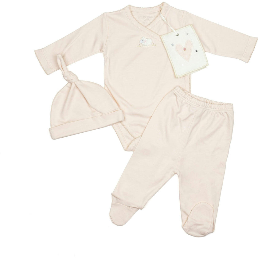 Embroidered Three Piece Set
