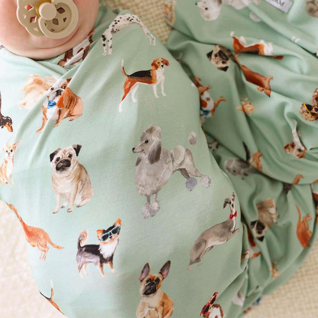 Posh Puppies Swaddle Beanie Set
