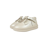 Zilpa Shoes | Unicorn | Off White Metallic Leather