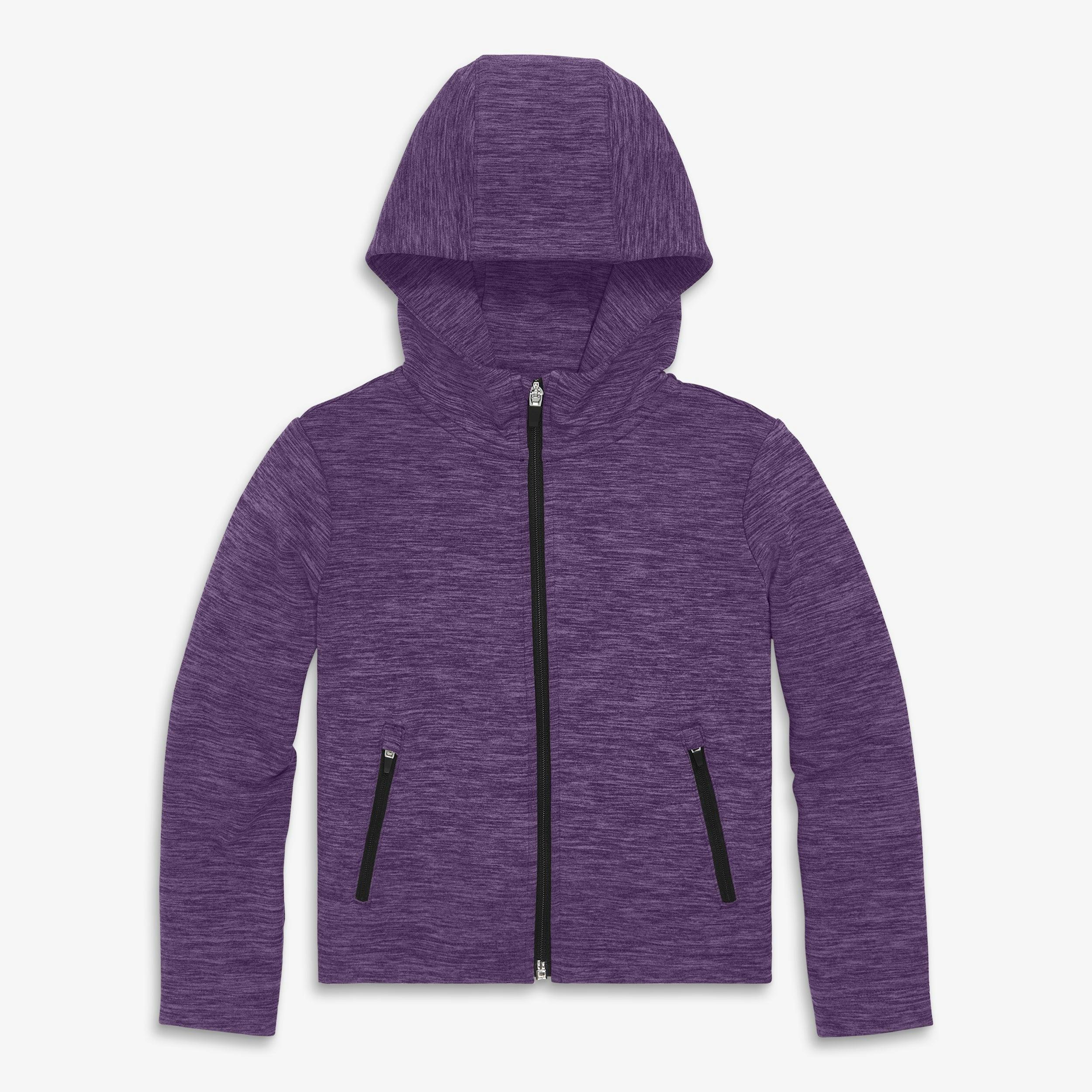 Kids cozy FlexKnit zip hoodie