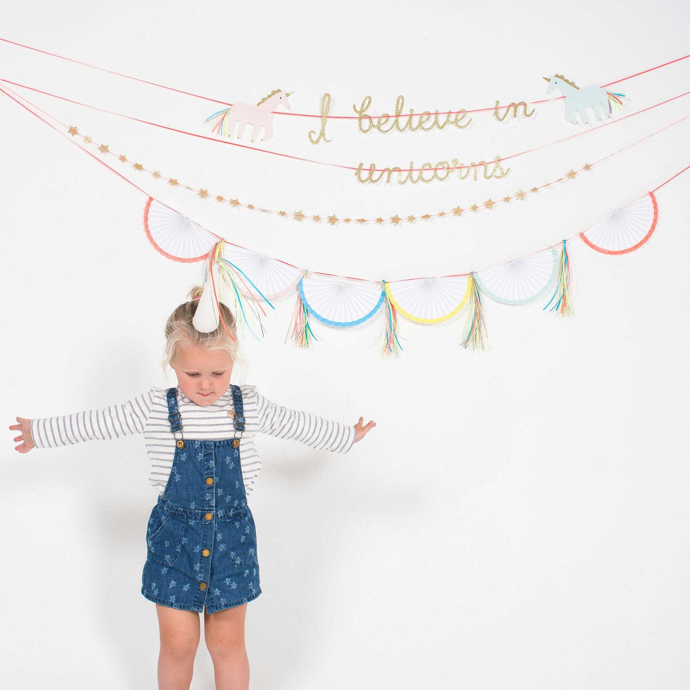 I Believe In Unicorns Garland Set
