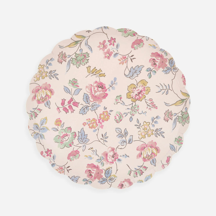Pink Chintz Side Plates