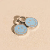 Smiley Huggie Hoop Charms