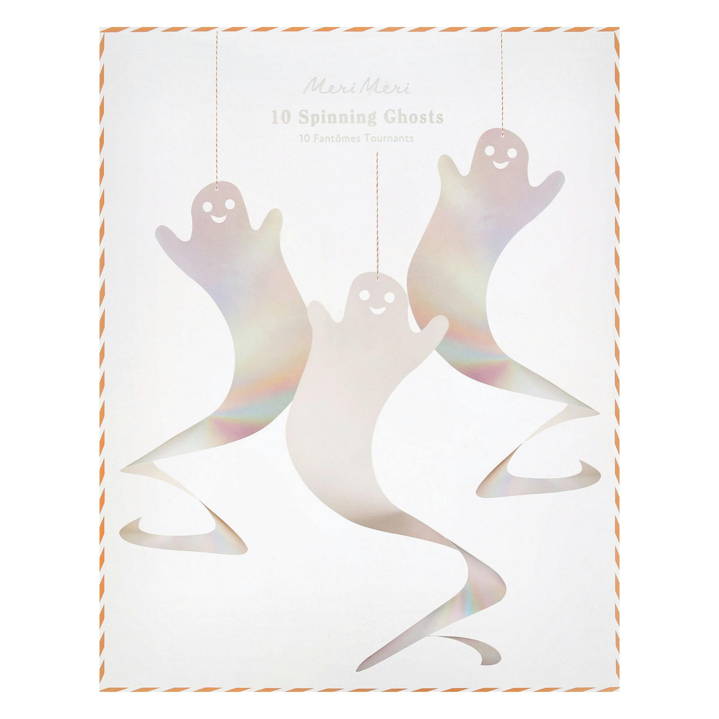 Spinning Ghost Decorations