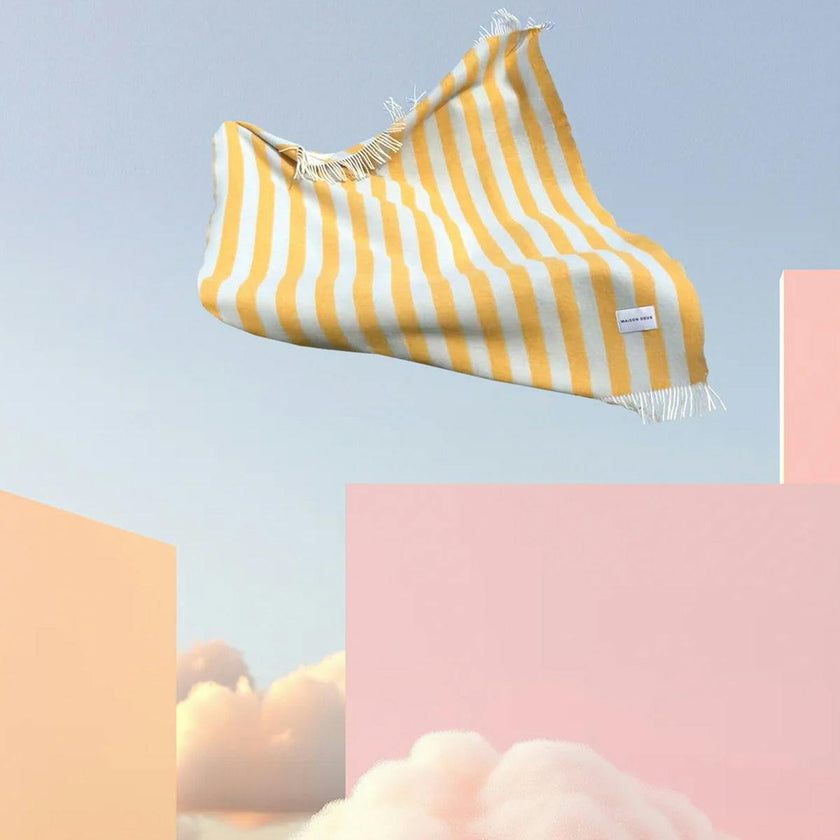 Blanket CANDY WRAP Ice Blue / Honey 4.25 x 6.5ft