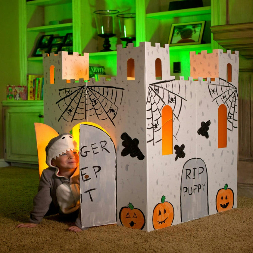 Blank Castle - Personalize a Cardboard Fort