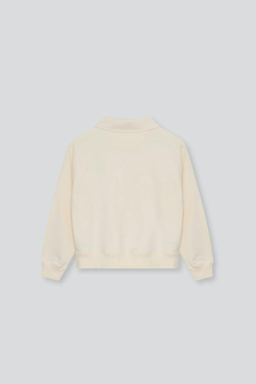 TNS Logo Teen Polo Ecru