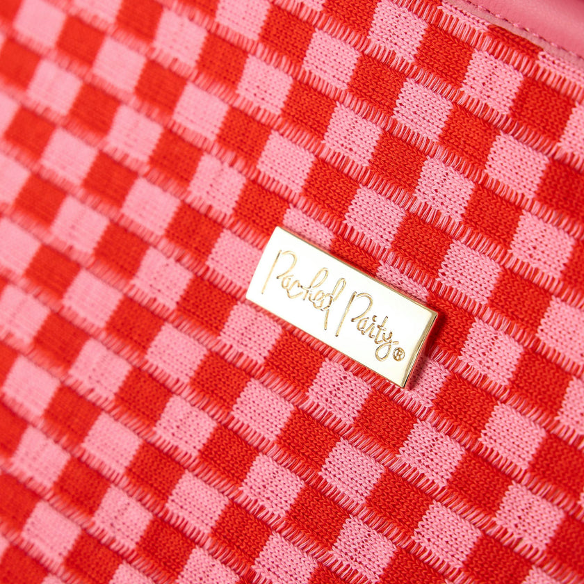 Checkered Weekender Duffel Bag