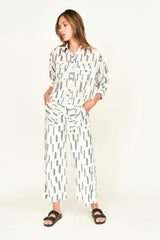 Tivot Pant in White Rainfall