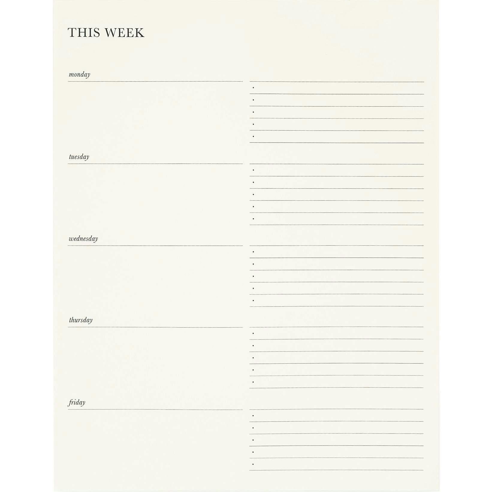 The Weekly Pad