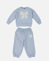 Karina Bow Sweatshirt Set
