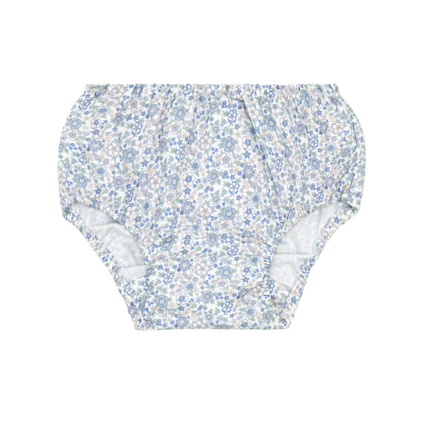 baby slate floral diaper cover