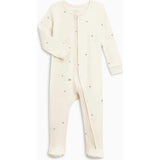 Peyton Zipper Sleeper | Bee / Pewter