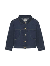 Jordyn Denim Trucker Jacket | Deep Water