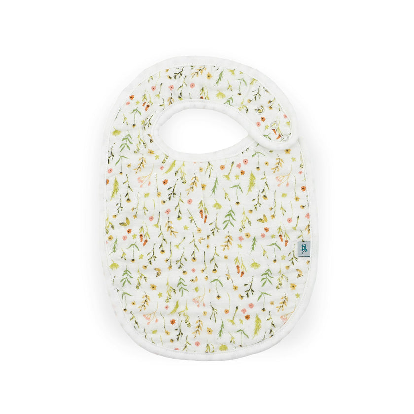 Organic Cotton Muslin Classic Bib 3 Pack - Floral Field