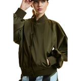 Satin Bomber Jacket