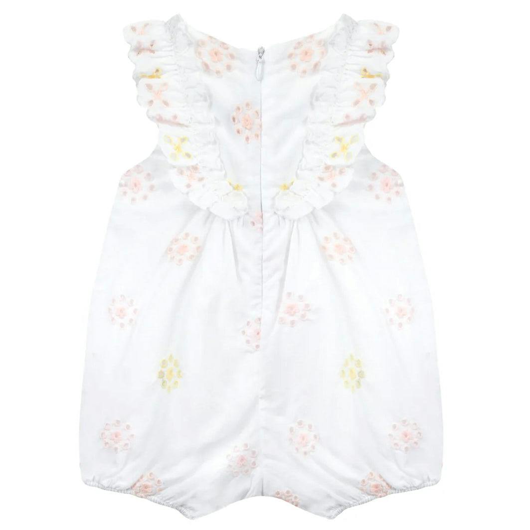 TARTINE ET CHOCOLAT Ruffled Floral Romper
