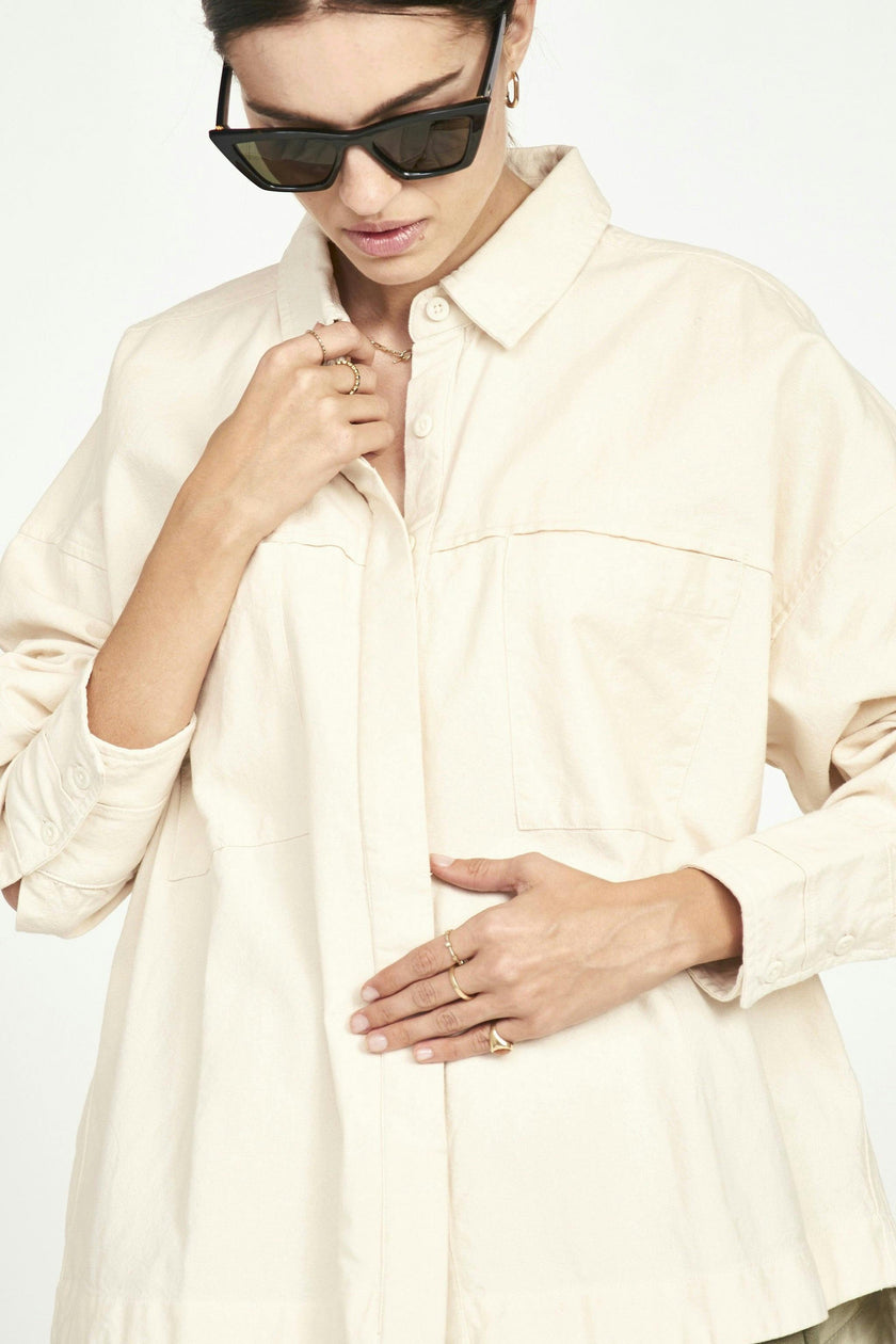 Huron Work Shirt in Bone