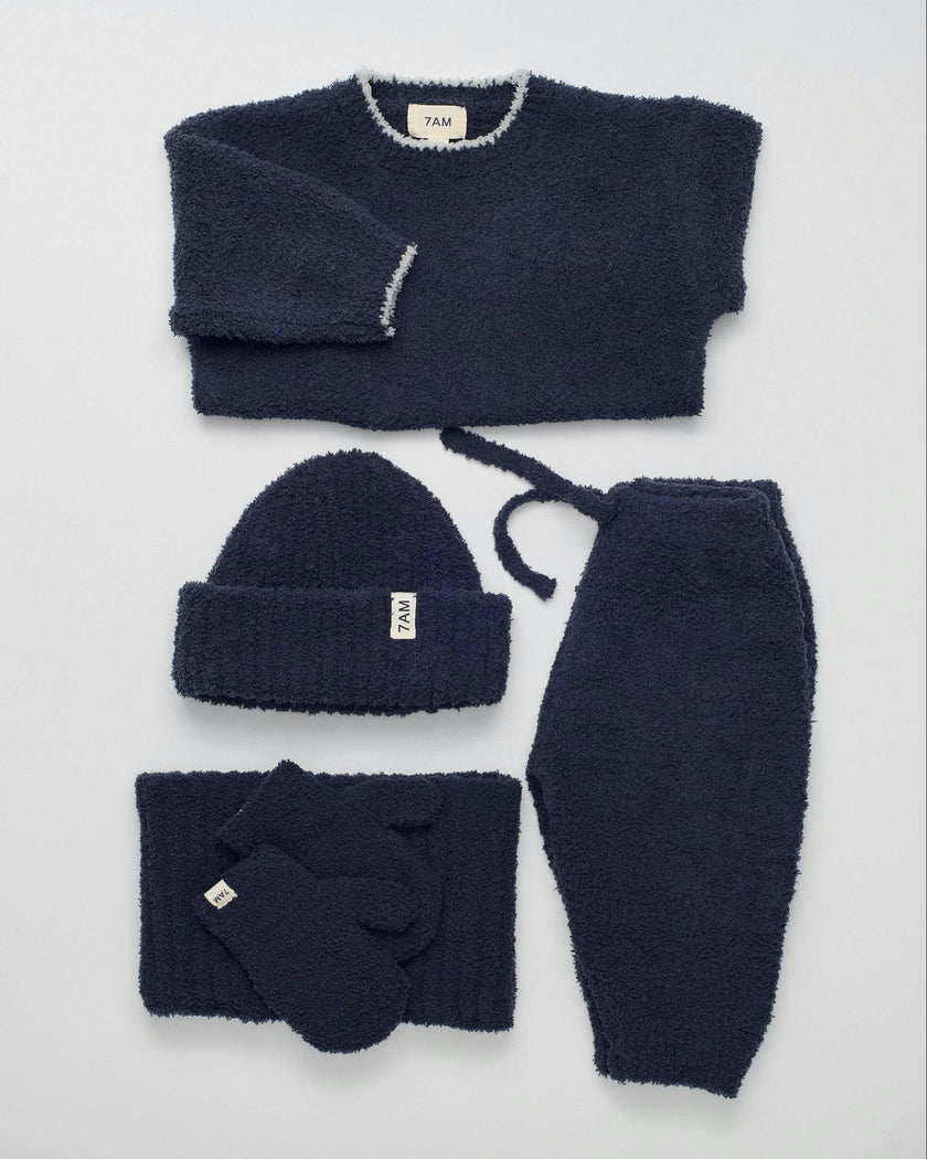 Ribbed Beanie • Fuzzy