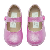 Emma British Pre-Walker Baby Shoes - Cherry Glitter