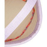 Lavender Stripe Quilted Easter Bucket