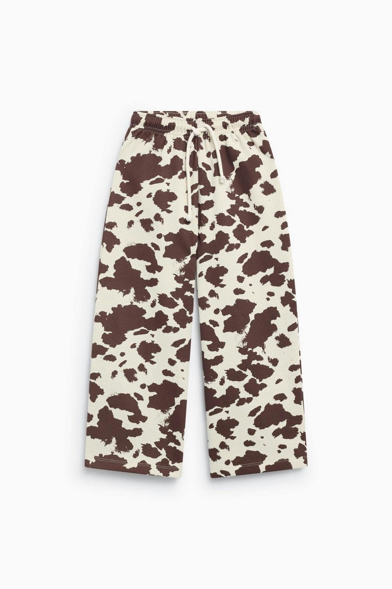TNS Logo Jogging Cow Print