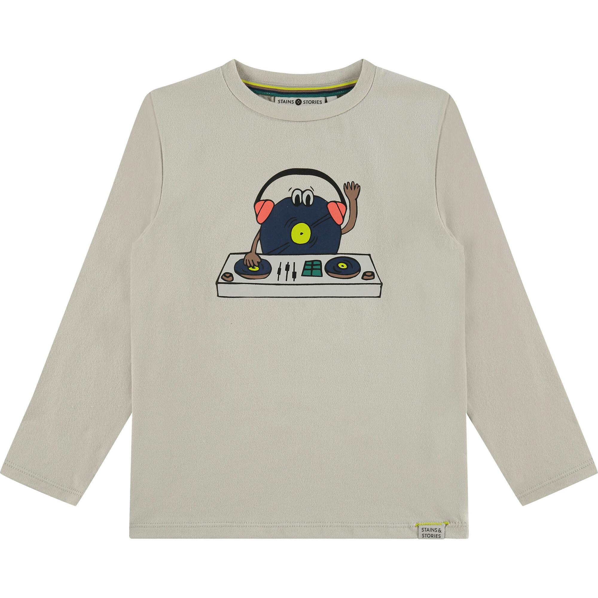 DJ Hot Tunes Print Long Sleeve T-Shirt