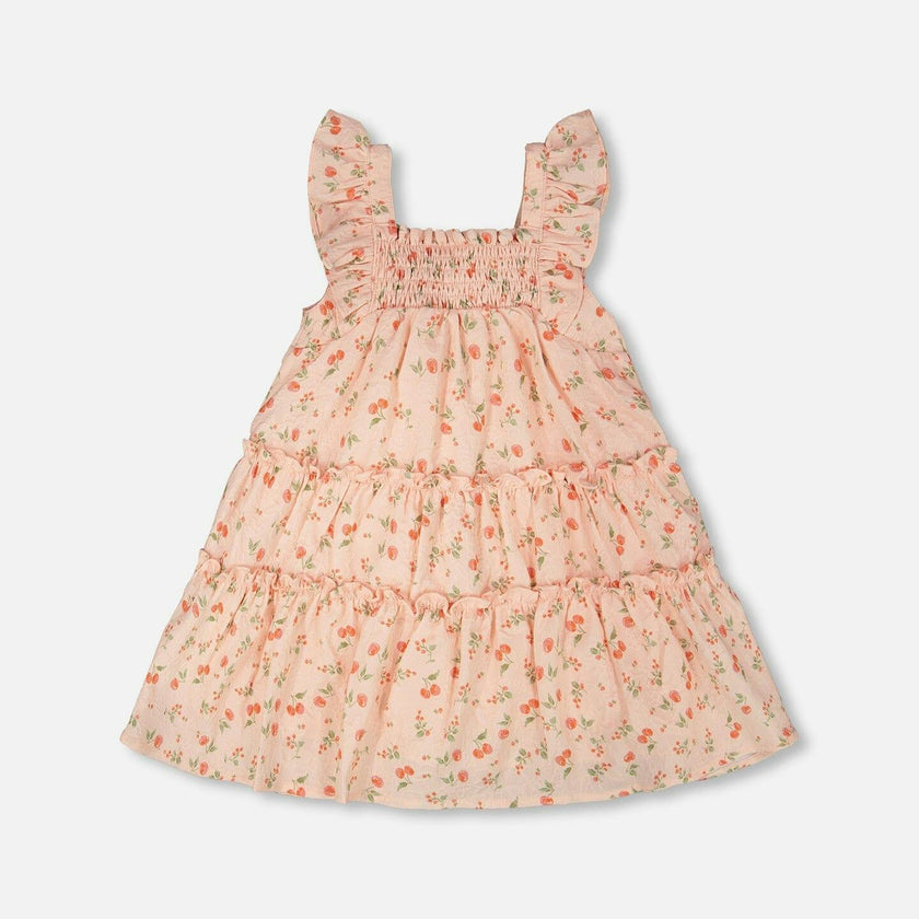 Multi-Tiered Dress With Smocking