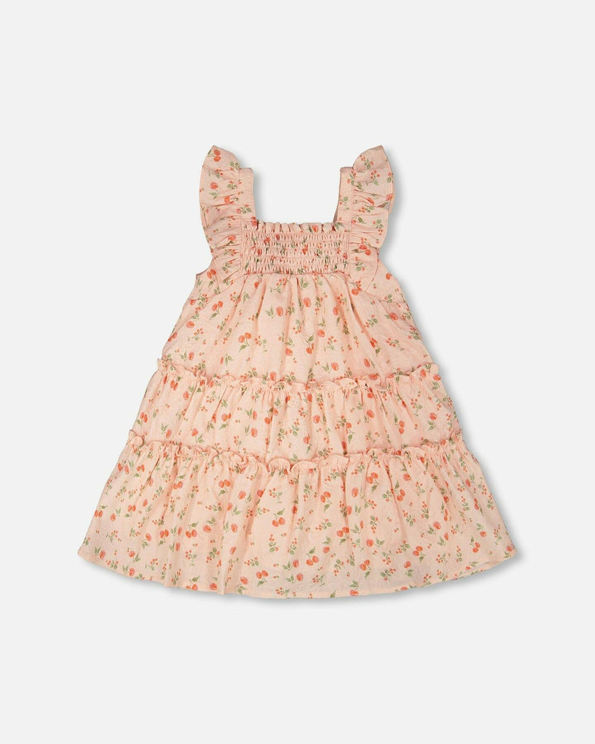 Multi-Tiered Dress With Smocking