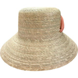 Zinnia Sun Hat - Wide & Short Red Grosgrain Ribbon