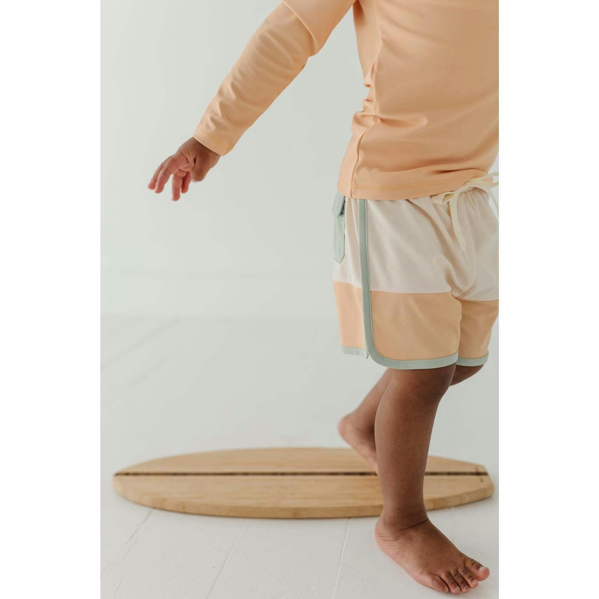 Boy's Colorblock Swim Shorts