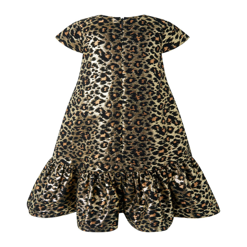 Leopard Damask Party Dress