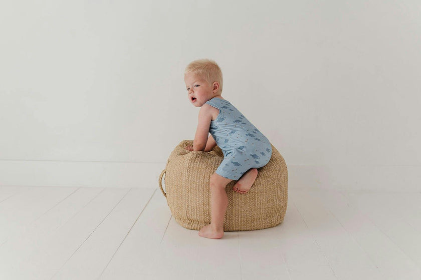 Boy's Sleeveless Romper