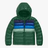 Kids stripe lightweight puffer jacket