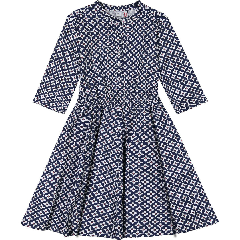 Gabriela Dress, Navy