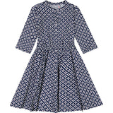 Gabriela Dress, Navy