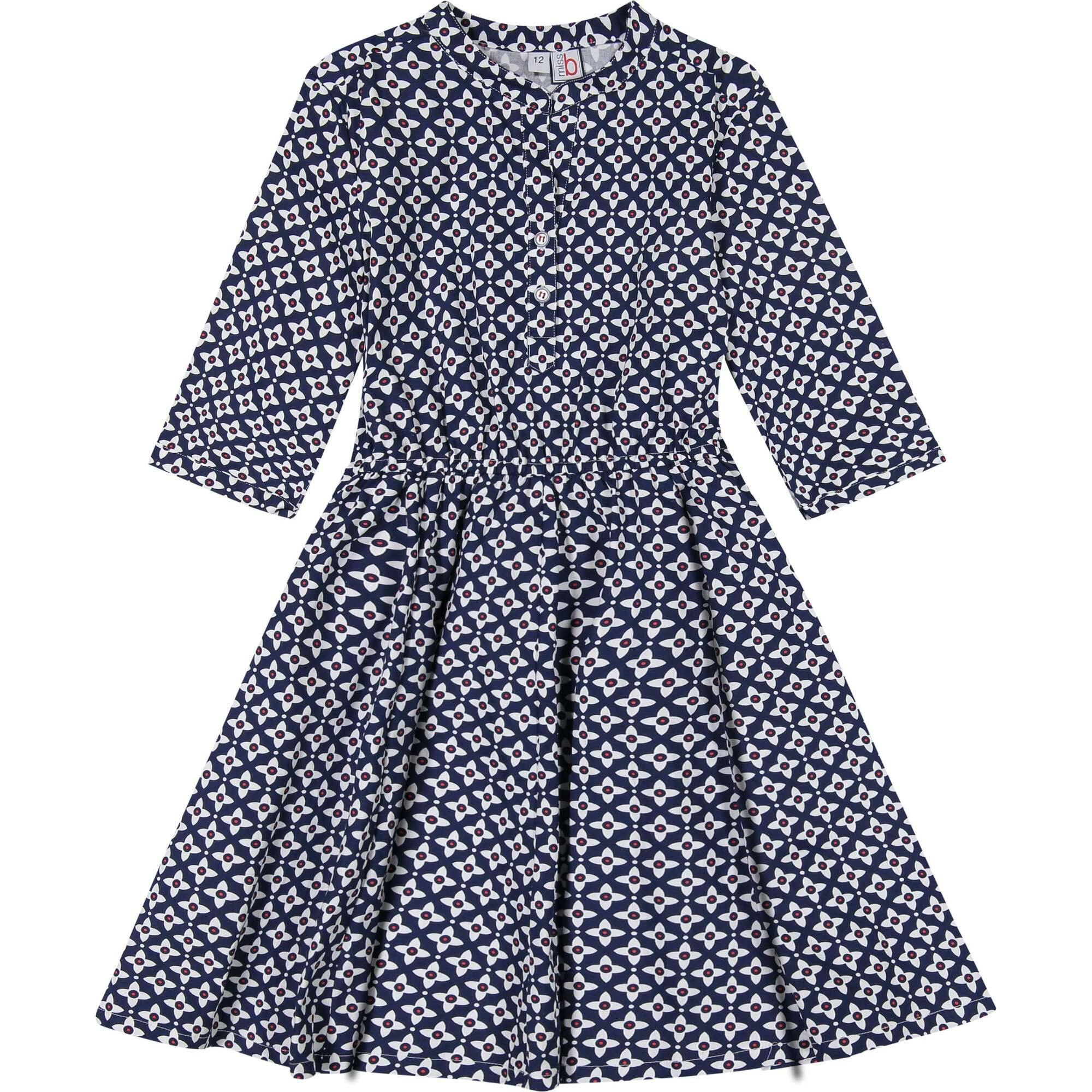 Gabriela Dress, Navy