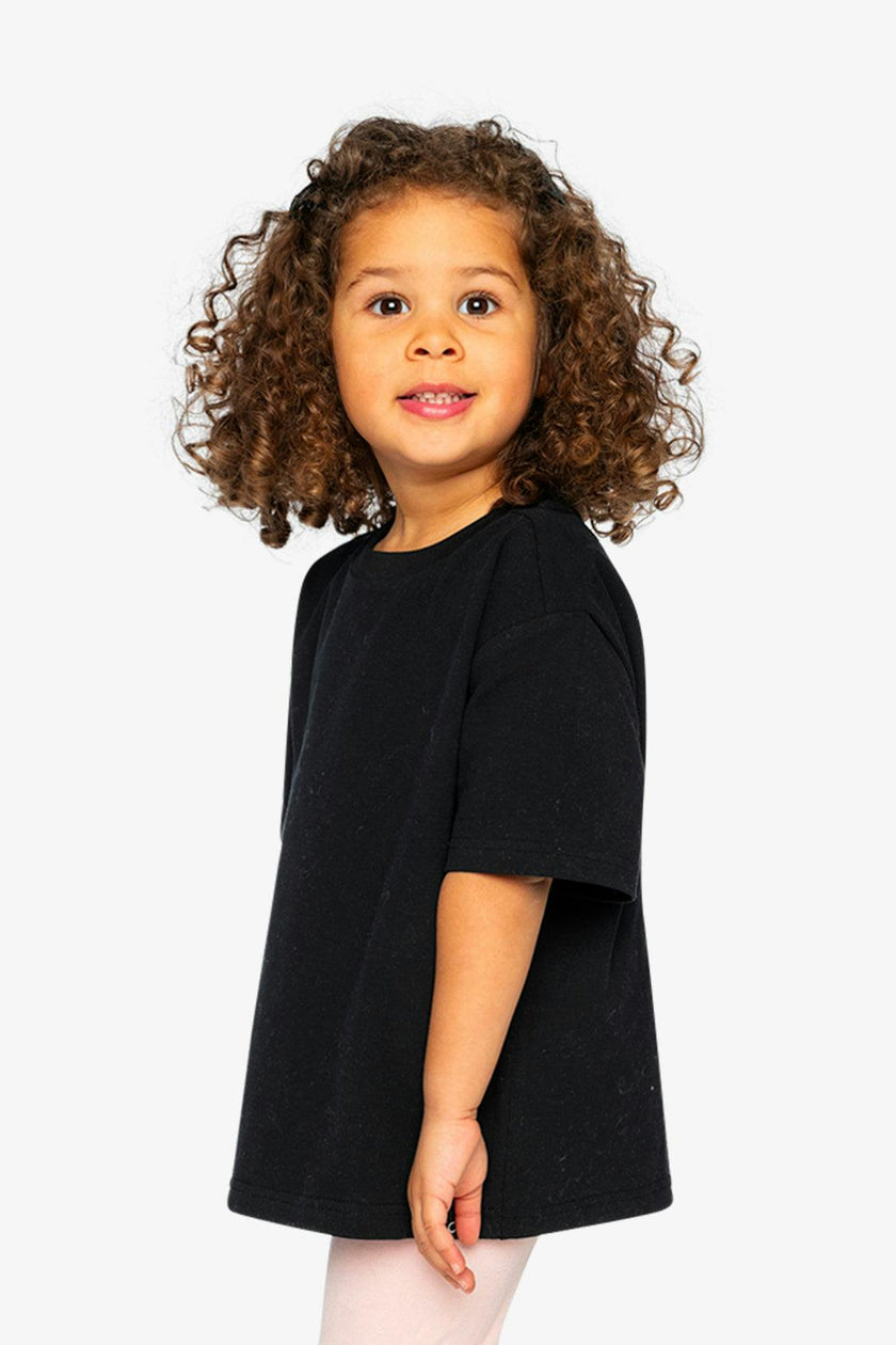 Heavy Jersey Wide Short Sleeve T-Shirt Black