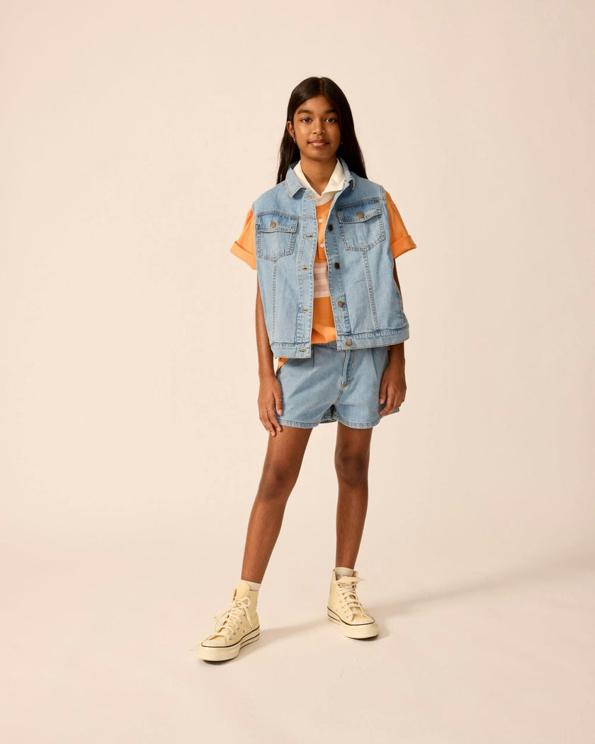 Slouchy Denim Shorts