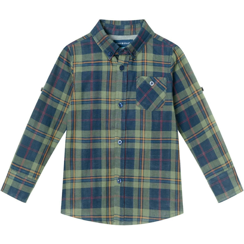 Kids Boys Buttondown Twofer Shirt