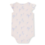 Sunset Jellyfish Cotton Stretch Ruffle One Piece