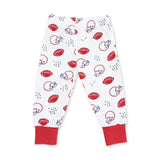 Touchdown Time - Short Sleeve Loungewear Set