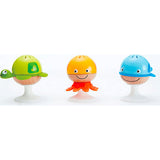 : Stay-Put Sea Animal Suction Cup Rattle Set