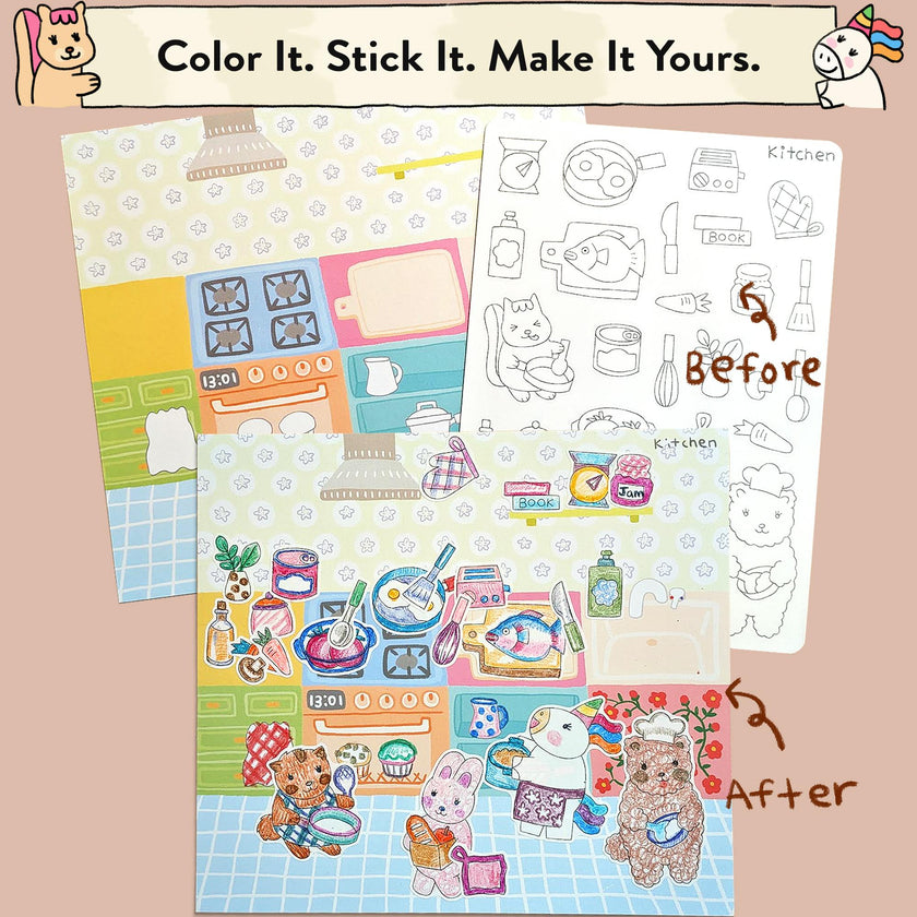 Sweet Home Storytelling Sticker Kit