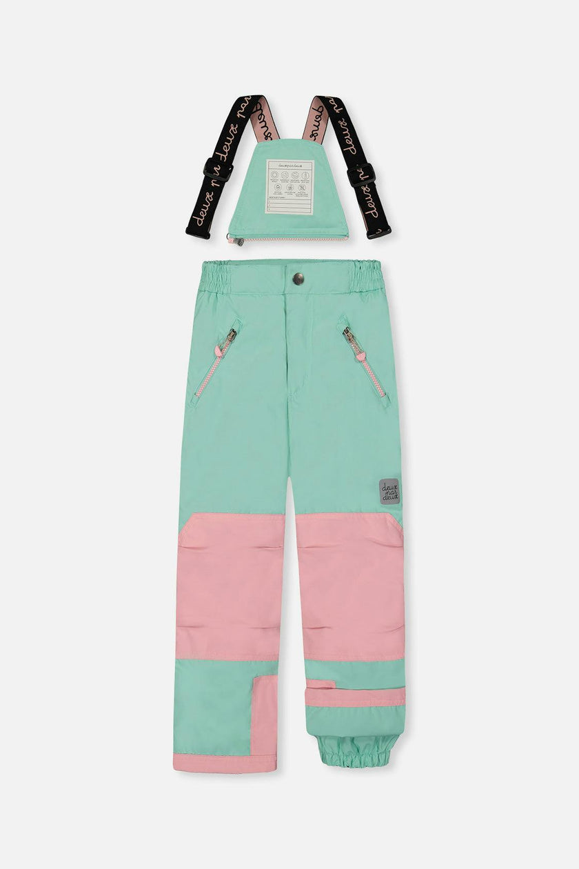 Two Piece Play Snowsuit Multicolored Line Print