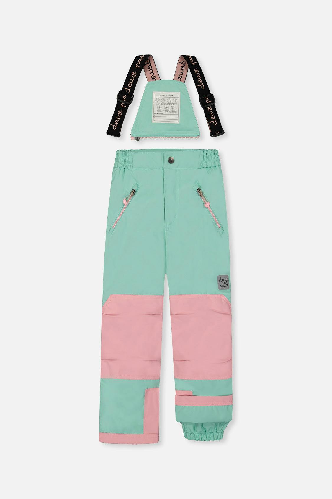 Two Piece Play Snowsuit Multicolored Line Print